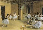 Edgar Degas Dance Class at hte Opera oil painting picture wholesale